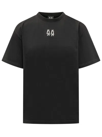44 Label Group Black Crew Neck T-shirt