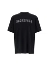 44 Label Group Men Cotton T-shirt With Logo In Black