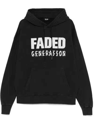 44 Label Group Men Faded Gen Hoodie In Black