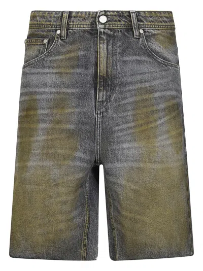 44 Label Group Men's Long Bermuda Shorts In Blue