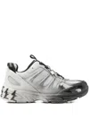 44 Label Group Mesh-panel Lace-up Sneakers In Gray