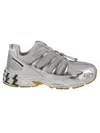 44 Label Group Silver Dragger Sneakers In Metallic