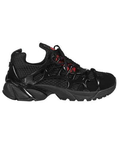 44 Label Group Mid-top Sneakers In Black