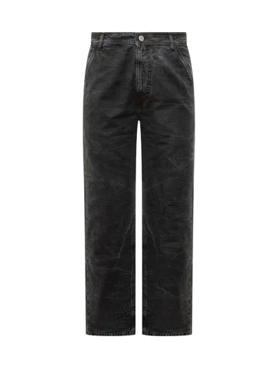 44 Label Group Mini Trousers In Black Mosso