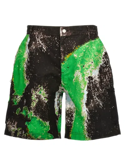 44 Label Group Multicolor Bermuda Shorts