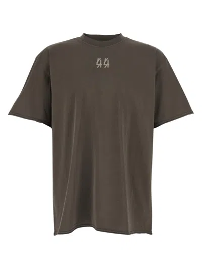 44 Label Group Oversized Graphic Short-sleeve T-shirt In Brown