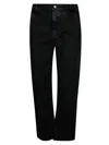 44 Label Group Relaxed Fit Straight Leg Canvas Pants In Black