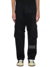 44 Label Group Pantalone In Cotone Helm In Black