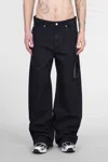 44 Label Group Francisco Jeans In Black Cotton In Black