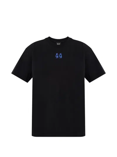 44 Label Group Print T-shirt In Black