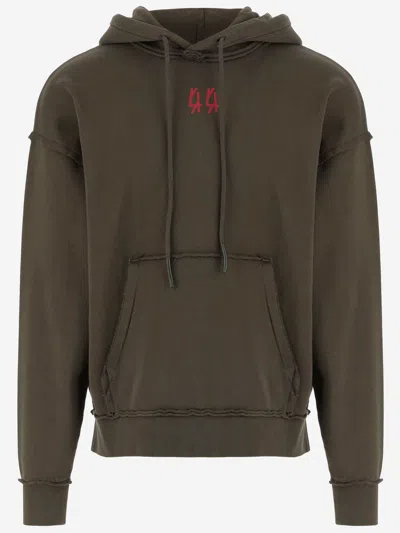 44 LABEL GROUP PRINTED COTTON SWEATSHIRT
