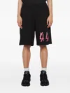 44 Label Group Printed Shorts In Black
