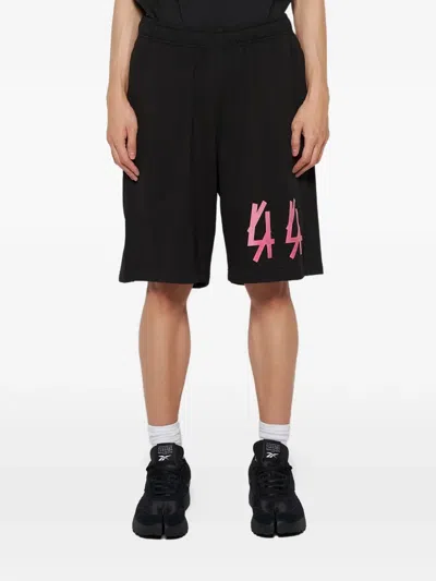 44 Label Group Printed Shorts In Black