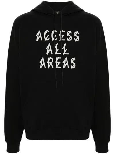 44 Label Group Printed Sweatshirt In Black  