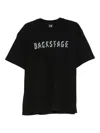 44 Label Group Men Cotton T-shirt With Logo In Black