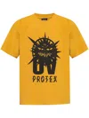 44 Label Group Printed T-shirt In Yellow