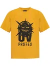 44 Label Group Printed T-shirt In Yellow