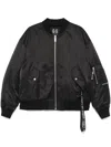 44 Label Group Profiler Bomber Jacket In Black