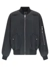 44 Label Group Profiler Bomber Jacket In Black