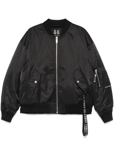 44 Label Group Profiler Bomber Jacket In Black