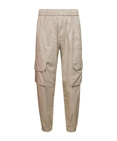 44 Label Group Propagator Straight-leg Cotton Cargo Pants In Nude