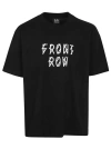 44 Label Group Front Row Cotton T-shirt In Black