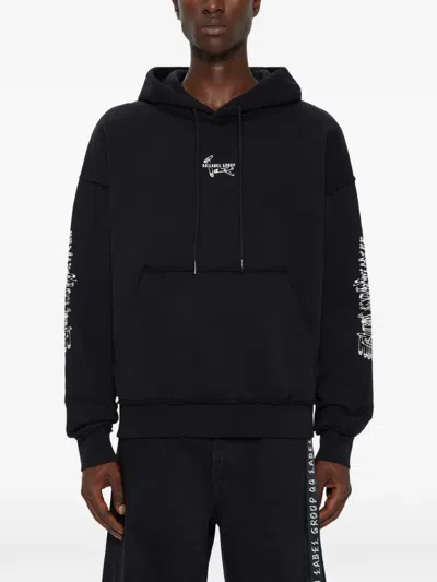 44 Label Group Rear-print Hoodie In Multi