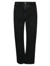 44 Label Group Relaxed Fit Straight Leg Canvas Pants In Black