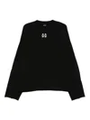 44 Label Group Sweatshirt In Black Cotton In Black