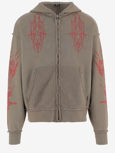 44 LABEL GROUP 44 LABEL GROUP REVERSE ETERNITY COTTON SWEATSHIRT