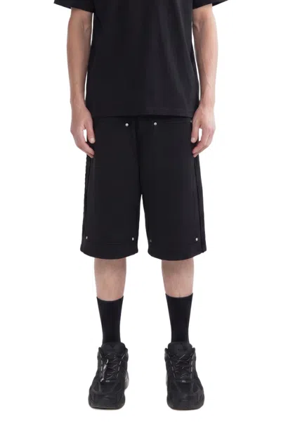 44 Label Group Rivet Sw Shorts In Black