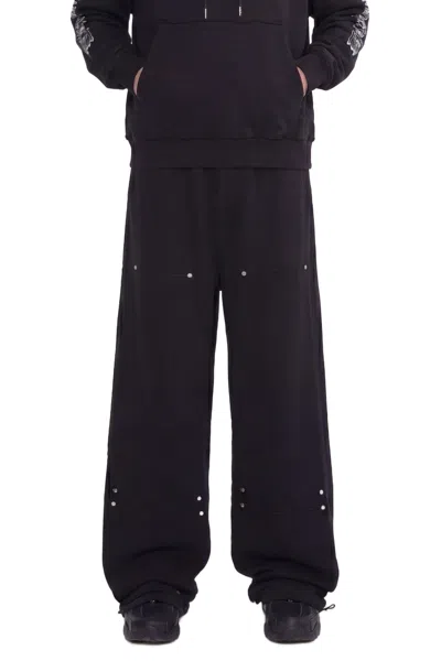44 Label Group Rivets Pants In Black