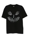 44 Label Group Short-sleeved T-shirt In Black