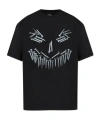 44 Label Group Short-sleeved T-shirt In Black