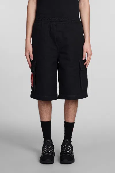 44 Label Group Shorts In Black Cotton