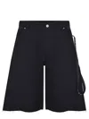 44 Label Group Bermuda Pappas Nero In Black