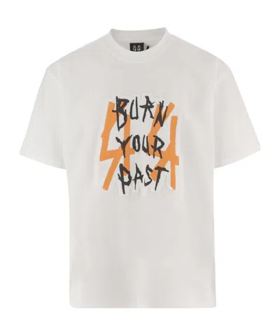 44 Label Group Short-sleeved T-shirt In White