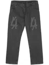 44 Label Group Skyscraper Straight-leg Jeans In Grey