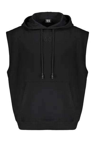 44 Label Group Sleeveless Sweatshirt In Black