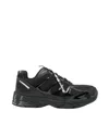 44 Label Group Black Dragger Sneakers In P635