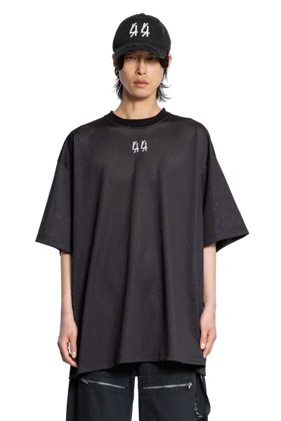 44 Label Group Soccer T-shirt In Black