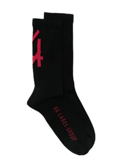 44 Label Group Socks With Logo In Black