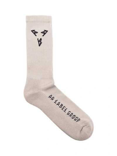 44 Label Group Socks With Logo In Gyps 44 Black