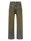 44 Label Group Green Soil Jeans In Multi