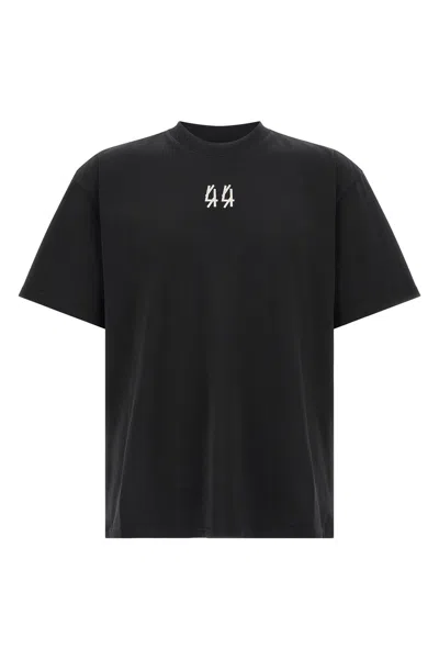 44 Label Group Logo-print Short-sleeve T-shirt In Black