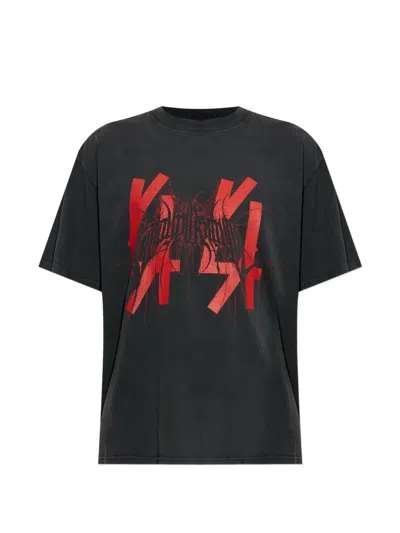 44 Label Group Sp 2.0 Graphic-print T-shirt In Black