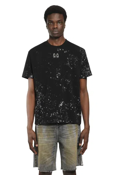 44 Label Group Stain 44 T-shirt In Black