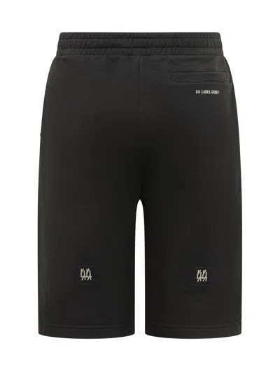 44 Label Group Stylish Mini Shorts With Pocket Detail In Black