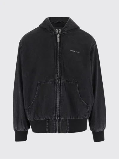 44 Label Group Sweatshirt  Men Color Denim In Black