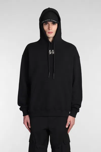 44 Label Group Sweatshirt In Black Cotton